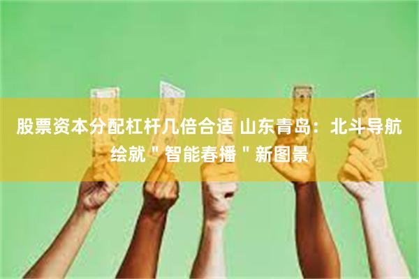 股票资本分配杠杆几倍合适 山东青岛：北斗导航绘就＂智能春播＂新图景